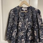 Hunter Bell jerkins printed floral tunic dress mini L boho cotton beautiful Photo 5