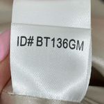 BCBGMAXAZRIA NWT  Satin Pleated Strapless Mini Dress Size 4 Champagne Color‎ Photo 9