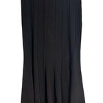 Studio London Womens Size 10 Black Pleated Midi Skirt Academia Preppy Office Photo 0