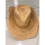 Casa Clara Cowboy Hat in Raffia Small Medium Womens Beach Garden Tan Photo 3