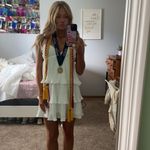 Lulus White Ruffle Mini Dress Photo 3