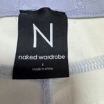 Naked Wardrobe  Croc Embossed High Waist Pants Lavender Wide‎ Leg Trousers Photo 6