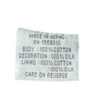 Yak Magik Fun Funky Embellished Cotton Silk Vintage Jacket Women Size Large Black Photo 10