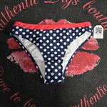 Boutique Navy blue and red bikini bottoms  Photo 1