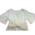 Kimonos cream Swiss dot lace party wedding dress small Photo 2