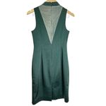 Katherine Kelly Dark Green Sleeveless Dress V Inset Front and Back Size 4 Green Photo 1