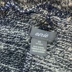 Aerie Blue Space Dye Cowl Neck Long Sleeve Tee XS Photo 5