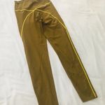 Aerie NWOT Offline By  Goals 7/8 Legging Green Hi Rise Mustard Stitch Size Small Photo 5