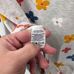 BSR by Samii Ryan Sweatshirt Womens S Gray Whimsical Flower Power Cotton Blend Photo 9