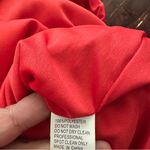 NWT IEENA for Mac Duggal 6 draped bodycone asymmetrical ruched mini dress Red Photo 11