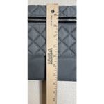 Steve Madden Jodie Crossbody Purse Bag Gray Quilted Nylon Adjustable Strap Logo Photo 8