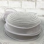 Vintage GIOVANNIO NY “Truly” Gray Wide Brim Dress Hat Derby Fascinator Hat Photo 10