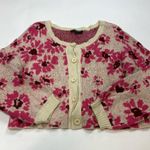 Central Park West Daisy Floral Cardigan Size Medium Photo 2