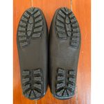 Lauren Ralph Lauren W 7.5 Black Leather Driving Loafers Moccasins Slip Photo 3