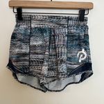 Lululemon - Hotty Hot Short Long 4" Peloton Digital Oasis Grey Multi True Navy Photo 2