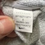 Nike Heather Gray Full-Zip hoodie vest with White SWOOSH logo Size S/P Photo 4