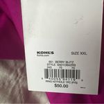 Apt. 9 Women’s Bathing Suit Plus Size XXL  One Piece Swimsuit Magenta Adjustable Photo 5