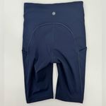 Athleta Ultimate Stash Pocket 9" Activewear Short Navy Size XXS NWT Photo 3