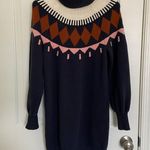 EUC | Free Assembly women’s turtleneck sweater dress wool blend — small Blue Photo 0
