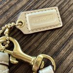 Coach Gold Leather Perforated Wristlet Photo 2