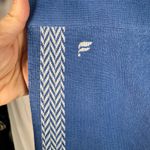 Fabletics  Blue Seamless Chevron Leggings Size S High‎ Rise Stretch Workout Photo 3