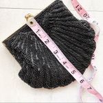 Vintage Black Beaded Evening Bag Photo 11