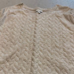 J.Jill Cream Quilted Women's Top size medium Photo 5
