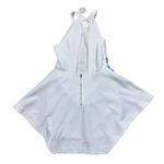 Selfie Leslie NWT  Women's L White Floral High Neck Mini Dress Party Cocktail Photo 6