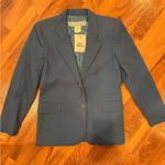 Chadwick's Vintage Chadwick classics blue‎ 100% wool blazer cost classic workwear career 2P Photo 0