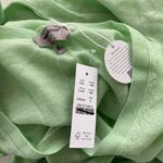 J.Crew NWT  Oversized Featherweight Cashmere V-neck Sweater Crisp Mint Photo 3