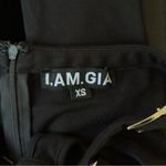 I am gia I.AM.GIA Black Kyla Cutout Ponte Pant Photo 6