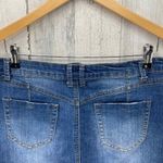 Rue 21 Jean Skirt‎ Womens Juniors Medium Blue Cut Photo 4