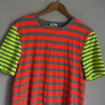Jill Sanders Unisex Neon Stripe Colorblock T Photo 2