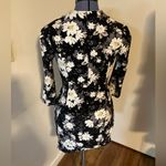 Candie's CANDIE’S Jacket Jr S Cropped Floral Knit Blazer Jewel Button 3/4 Sleeve & Skirt Photo 4