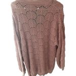 SheIn  Dusty Pink Knit Cardigan Photo 1