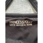 Princess Polly  Black Feel Good Contour Athletic Activewear Catsuit US Size 14 Photo 2