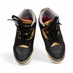 Nike AIR JORDAN 3 RETRO CEMENT Black Gold Red High-Top Sneakers 8 Photo 1