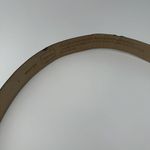 George Dark Brown Gold Double Metal Detail Belt Faux Leather Size Large Photo 1