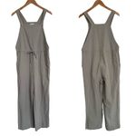 Rhythm. Tan Cream Jumpsuit Cotton Linen Size M Size M Photo 1