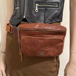 SPIKES & SPARROW Oregon Brandy Cognac Genuine Leather Waist Hip Bag Fanny Pack Brown Photo 2