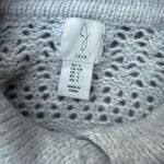 Joie  Womens Cardigan Sweater Gray Long Sleeve Collared Open Knit Buttons Small Photo 6