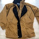 Obermeyer 90s  Ski Snow Hooded‎ Jacket Coat Size 14 Embroidered Velvet Collar Photo 3