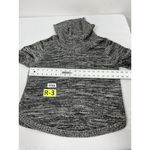 Jeanne pierre Womans  Petite Long Sleeve Pullover Sweater PL Black Cowl Neck Photo 4