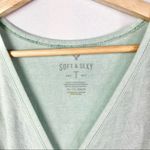 American Eagle  AEO Soft & Sexy Ruched Cinched Front Short Sleeve T-Shirt XS Photo 3