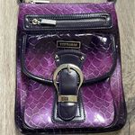 Vittorio Leather Crossbody Purple Photo 0