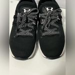 Under Armour  Black and White Athletic Shoes Photo 5