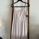 Show Me Your Mumu Light Taupe Back Bow Detailed Full Length Gown Photo 1