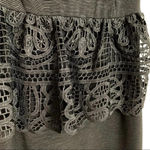 Gianni Bini  Monica Black Lace Peplum Strappy Dress Black Size 0 NWT Photo 8