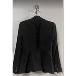 Cache Blazer with Corset Back, Lace and Animal Print Interior Sz 2 Photo 1