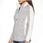 The North Face The North Face Indi Rib-Knit Women's Zip Fleece / Jacket Gray Cream Size S Photo 2